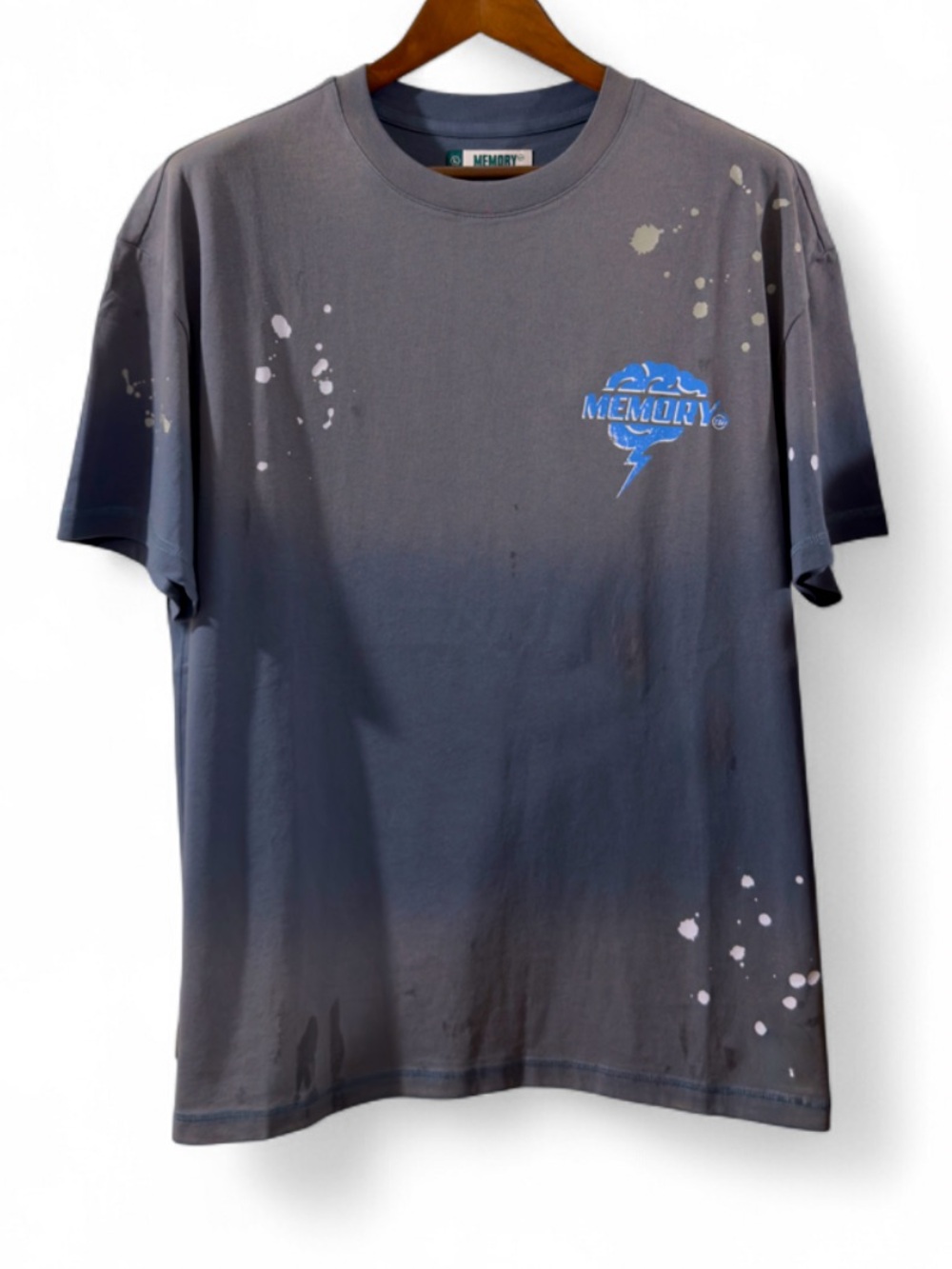 Memory Lane Brain Storming Paint Splatter Graphic T-shirt Size Men’s Large